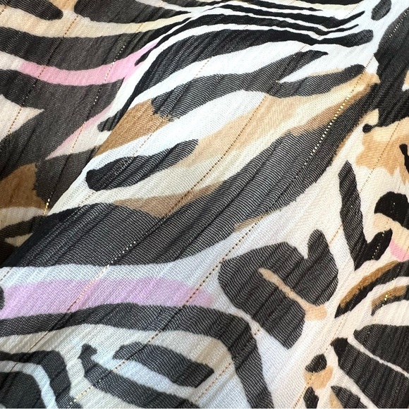 Lilly Pulitzer Can You Zee Me Ardith Long Sleeve Printed Tiered Midi Dress Sz 8 - Picture 10 of 12